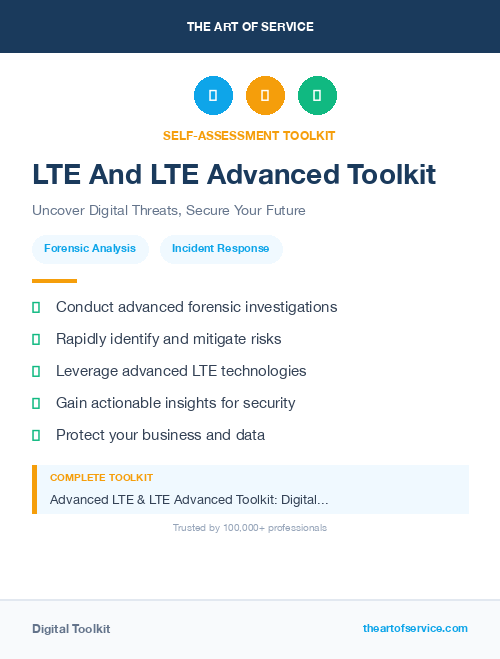 LTE And LTE Advanced Toolkit