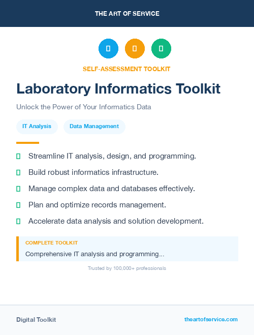 Laboratory Informatics Toolkit