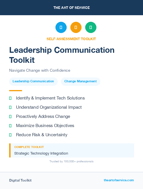 Leadership Communication Toolkit