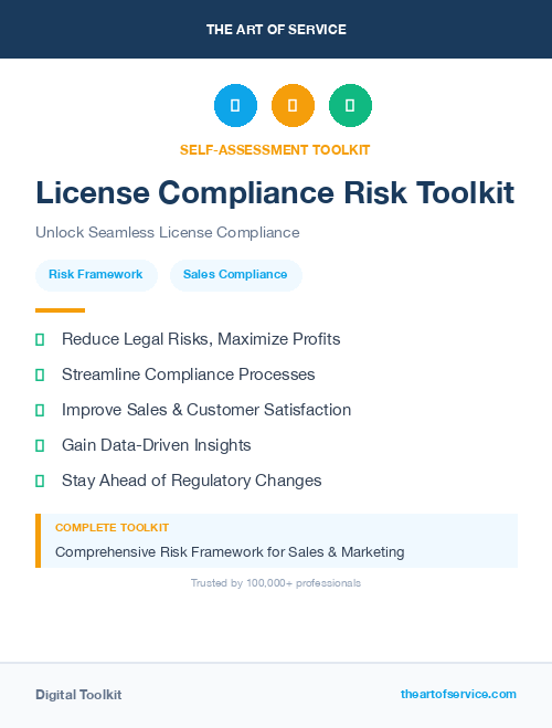License Compliance Risk Toolkit
