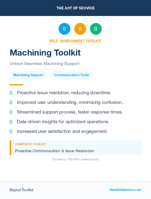 Machining Toolkit