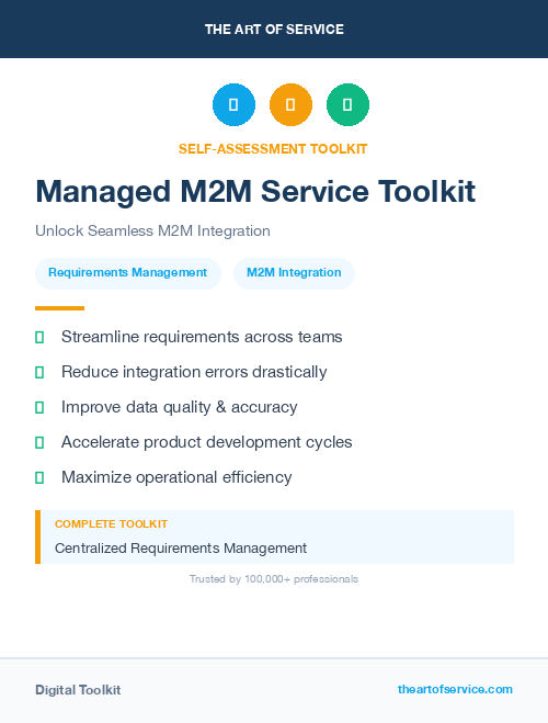 Managed M2M Service Toolkit