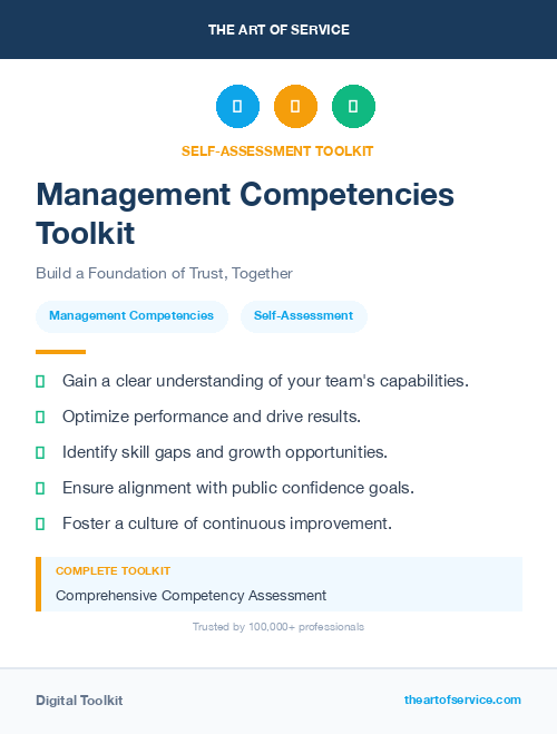 Management Competencies Toolkit