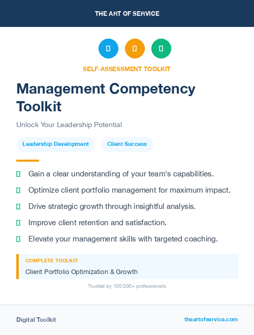 Management Competency Toolkit