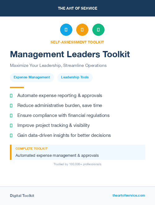 Management Leaders Toolkit