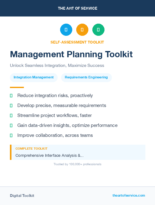 Management Planning Toolkit