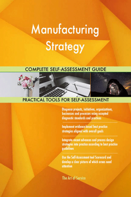 Manufacturing Strategy Toolkit