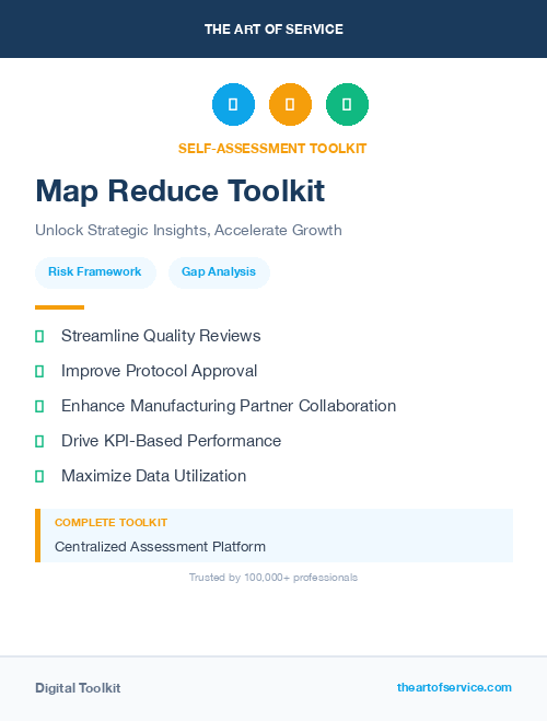 Map Reduce Toolkit