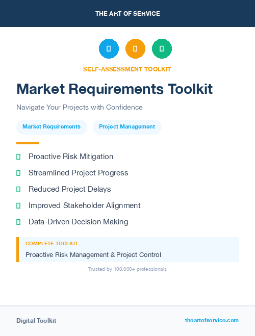 Market Requirements Toolkit