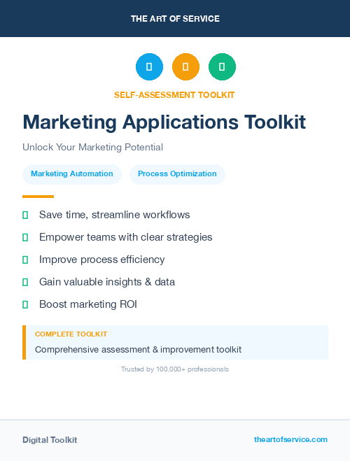 Marketing Applications Toolkit
