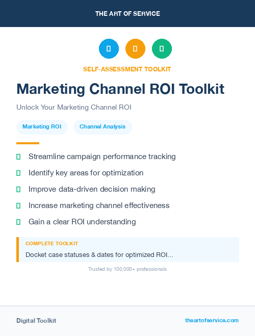Marketing Channel ROI Toolkit