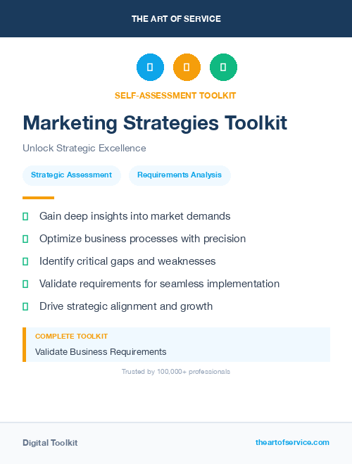 Marketing Strategies Toolkit
