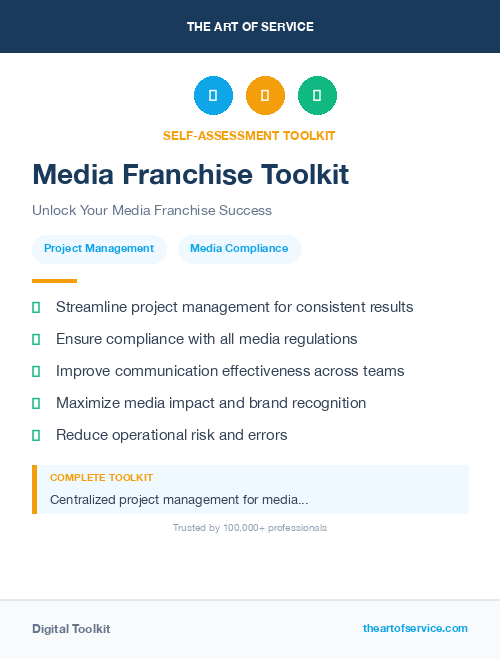 Media Franchise Toolkit