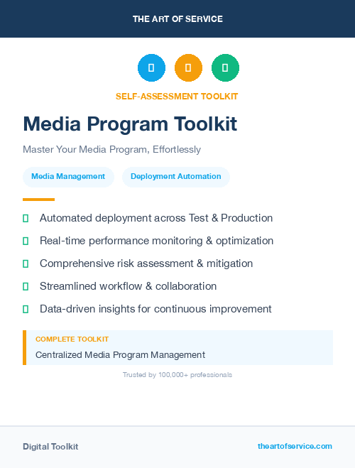Media Program Toolkit