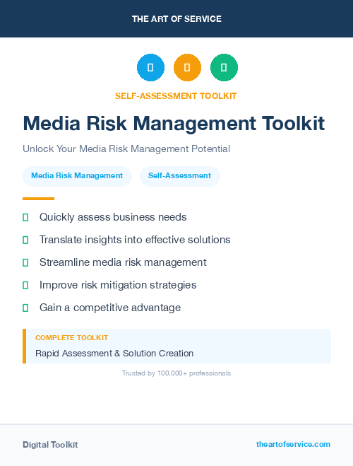 Media Risk Management Toolkit