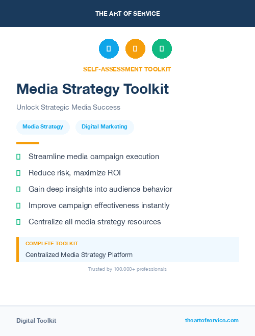 Media Strategy Toolkit