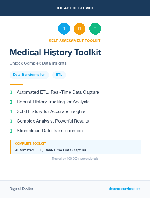 Medical History Toolkit