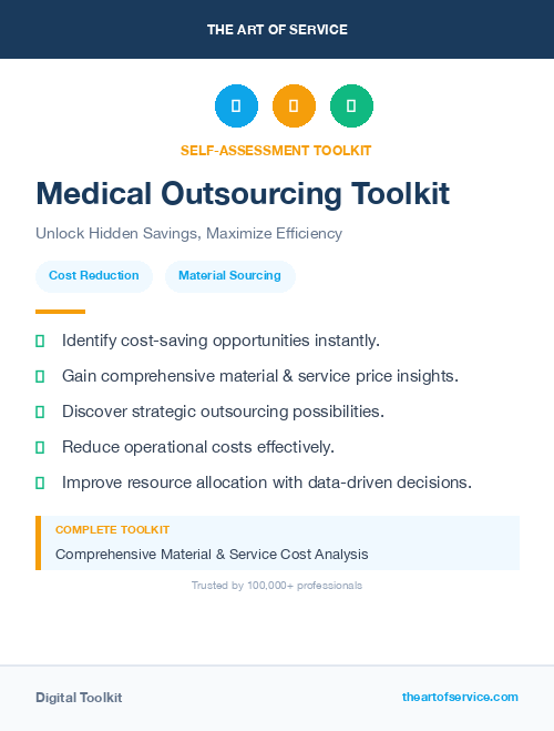 Medical Outsourcing Toolkit