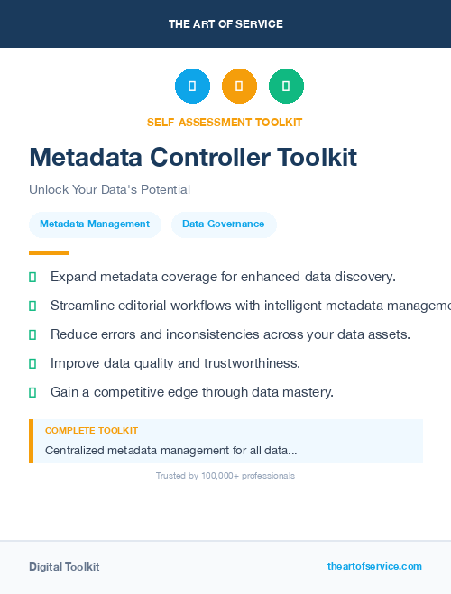 Metadata Controller Toolkit
