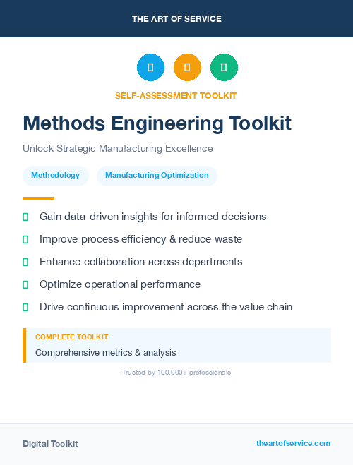 Methods Engineering Toolkit