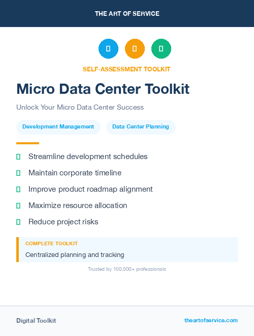 Micro Data Center Toolkit