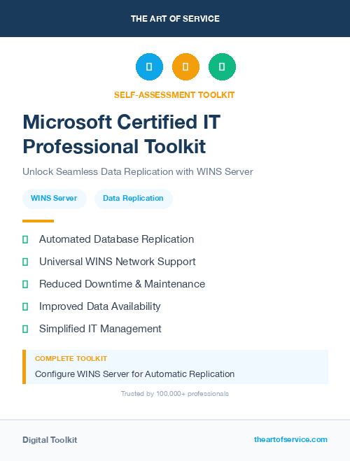 Microsoft Certified IT Professional Toolkit