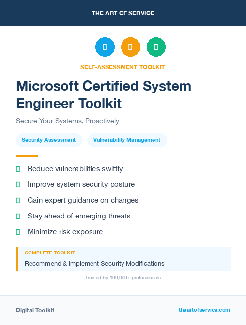 Microsoft Certified System Engineer Toolkit