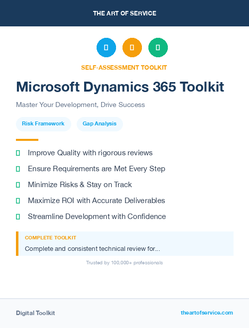 Microsoft Dynamics 365 Toolkit
