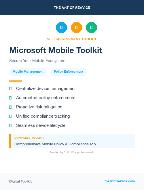 Microsoft Mobile Toolkit
