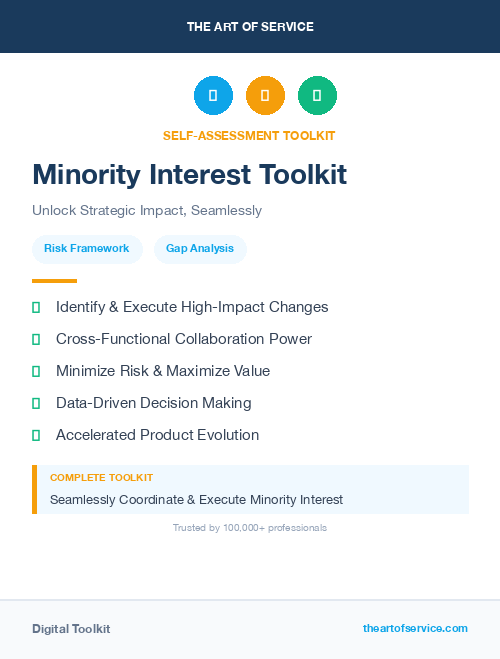Minority Interest Toolkit