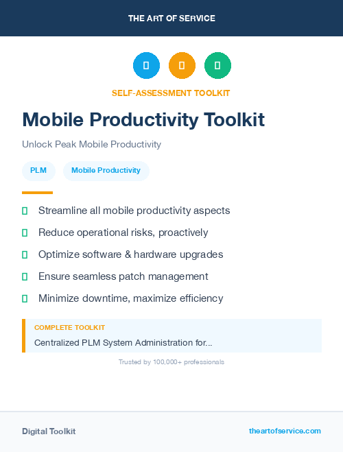 Mobile Productivity Toolkit