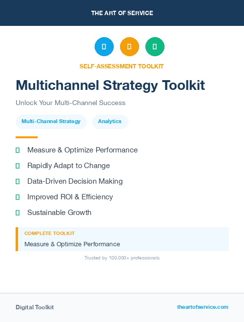 Multichannel Strategy Toolkit