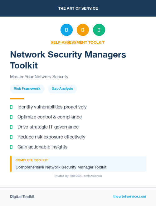 Network Security Managers Toolkit