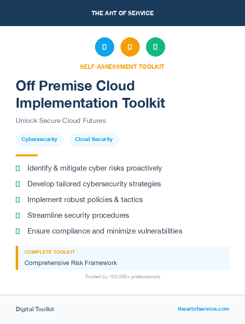 Off Premise Cloud Implementation Toolkit