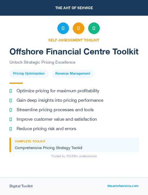 Offshore Financial Centre Toolkit