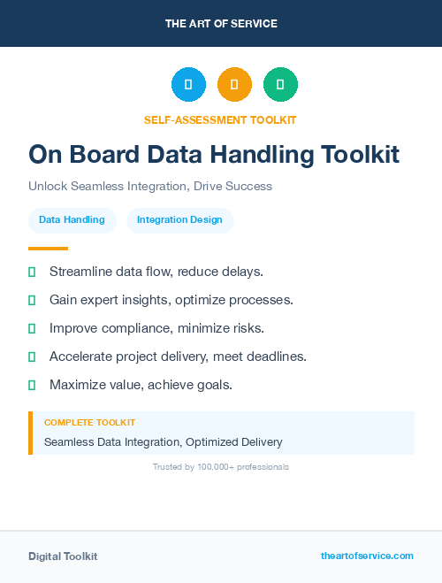 On Board Data Handling Toolkit