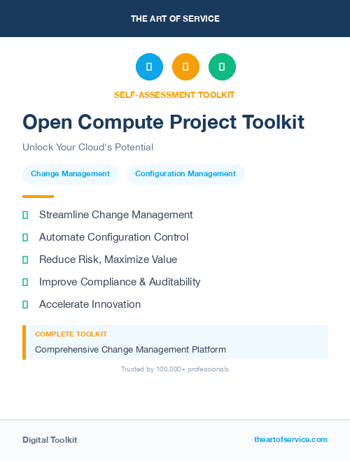 Open Compute Project Toolkit
