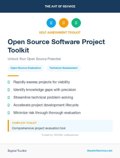 Open Source Software Project Toolkit
