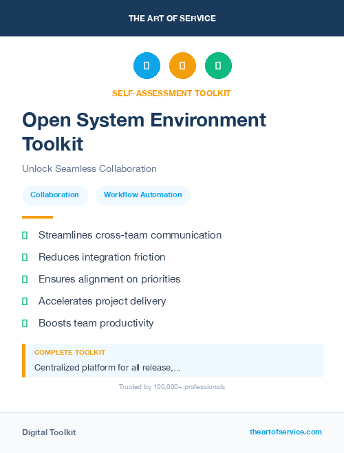 Open System Environment Toolkit