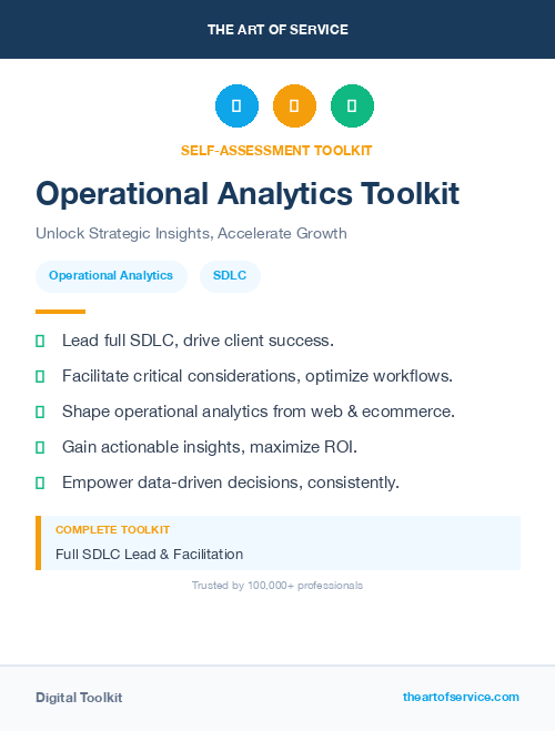 Operational Analytics Toolkit