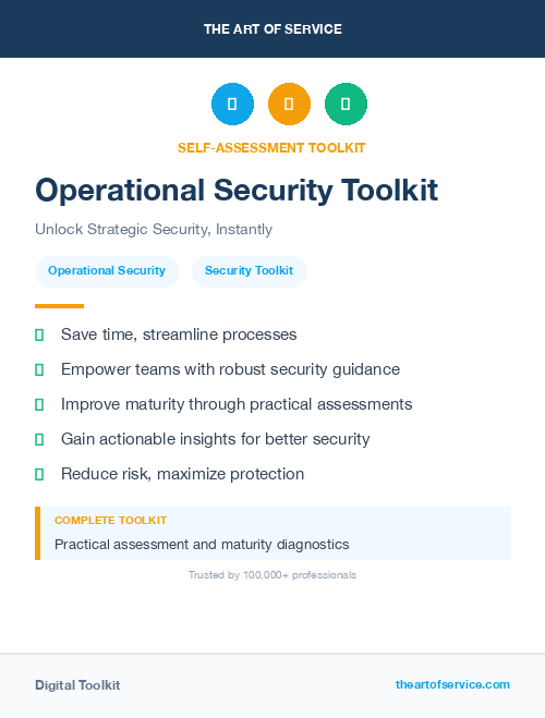 Operational Security Toolkit