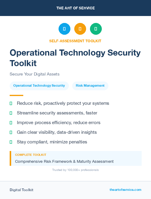 Operational Technology Security Toolkit