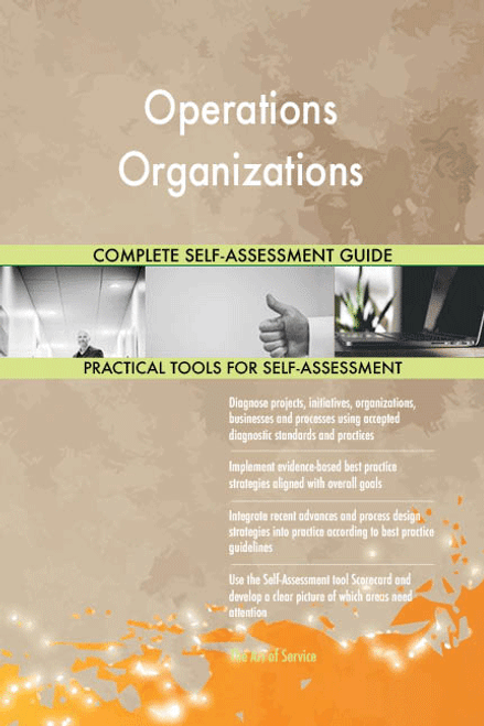 Operations Organizations Toolkit