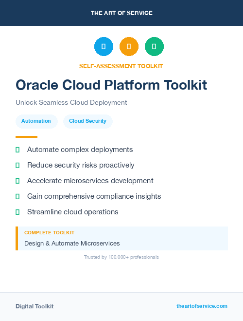 Oracle Cloud Platform Toolkit