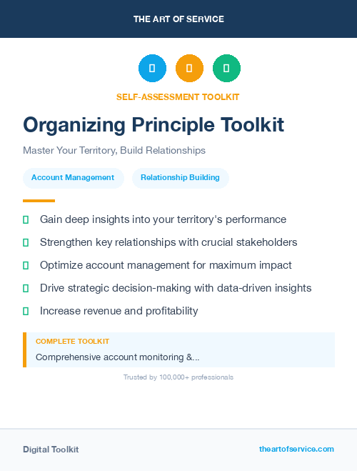 Organizing Principle Toolkit