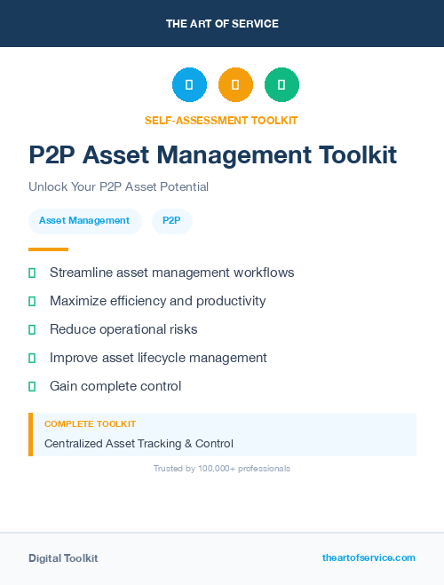 P2P Asset Management Toolkit