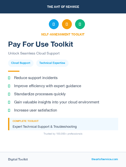 Pay For Use Toolkit