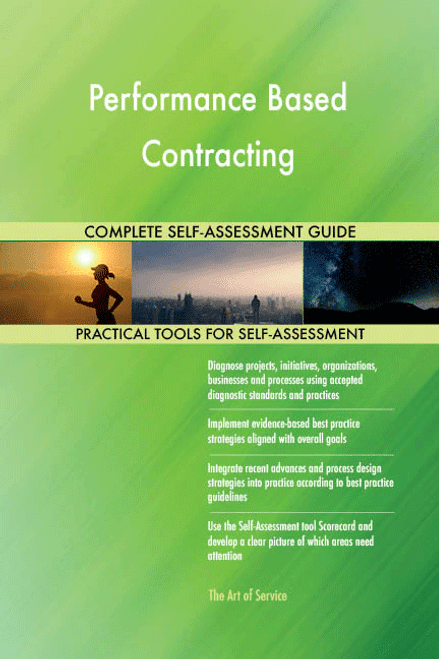 Performance Based Contracting Toolkit