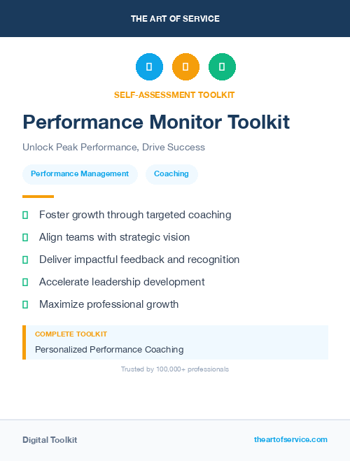 Performance Monitor Toolkit