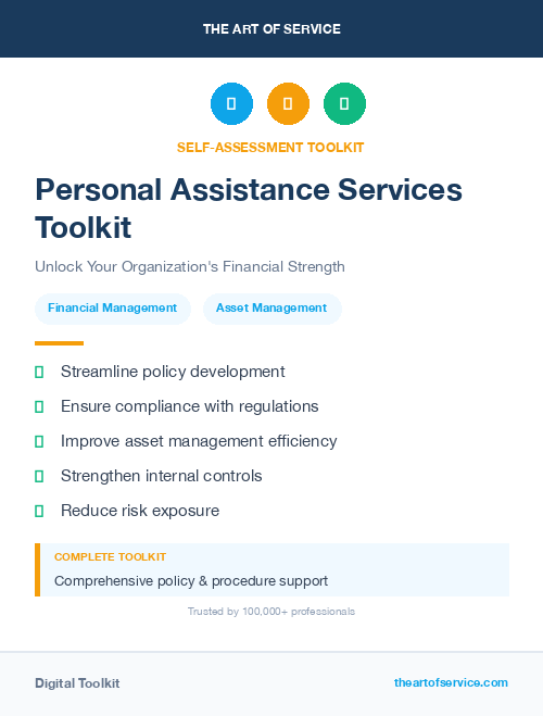 Personal Assistance Services Toolkit